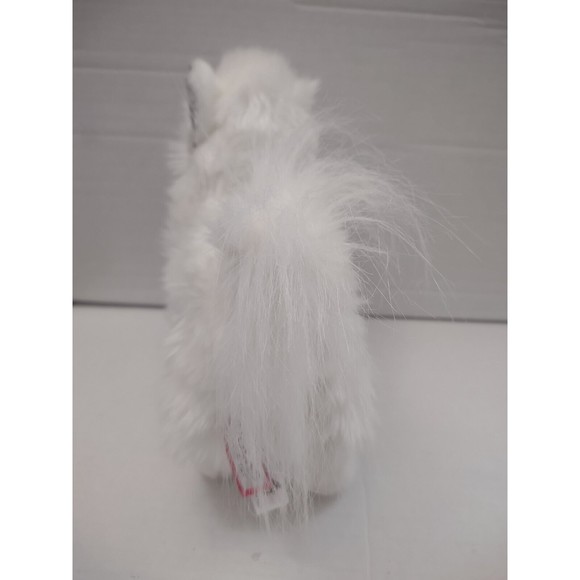 Douglas Realistic Pomeranian Plush Phoebe White Pomsky Dog Stuffed Animal 9” - Picture 4 of 7
